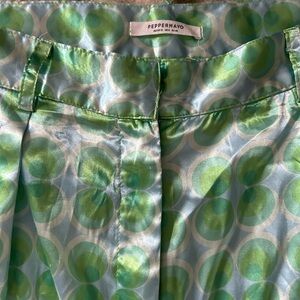 Peppermayo Aqua and Lime Circle Skirt